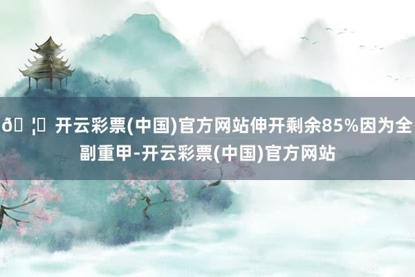 🦄开云彩票(中国)官方网站伸开剩余85%因为全副重甲-开云彩票(中国)官方网站