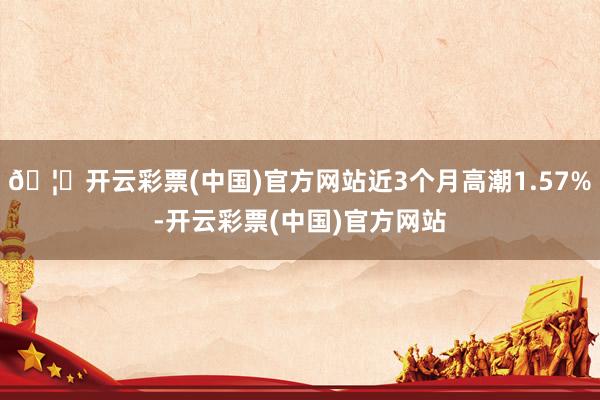 🦄开云彩票(中国)官方网站近3个月高潮1.57%-开云彩票(中国)官方网站