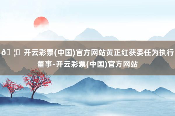 🦄开云彩票(中国)官方网站黄正红获委任为执行董事-开云彩票(中国)官方网站