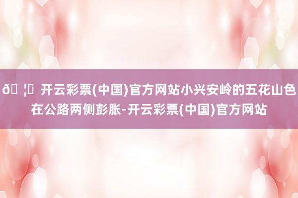 🦄开云彩票(中国)官方网站小兴安岭的五花山色在公路两侧彭胀-开云彩票(中国)官方网站