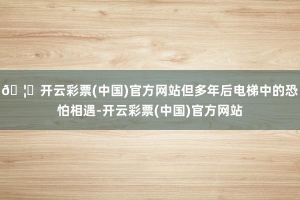 🦄开云彩票(中国)官方网站但多年后电梯中的恐怕相遇-开云彩票(中国)官方网站