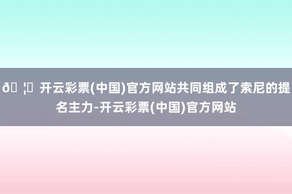 🦄开云彩票(中国)官方网站共同组成了索尼的提名主力-开云彩票(中国)官方网站